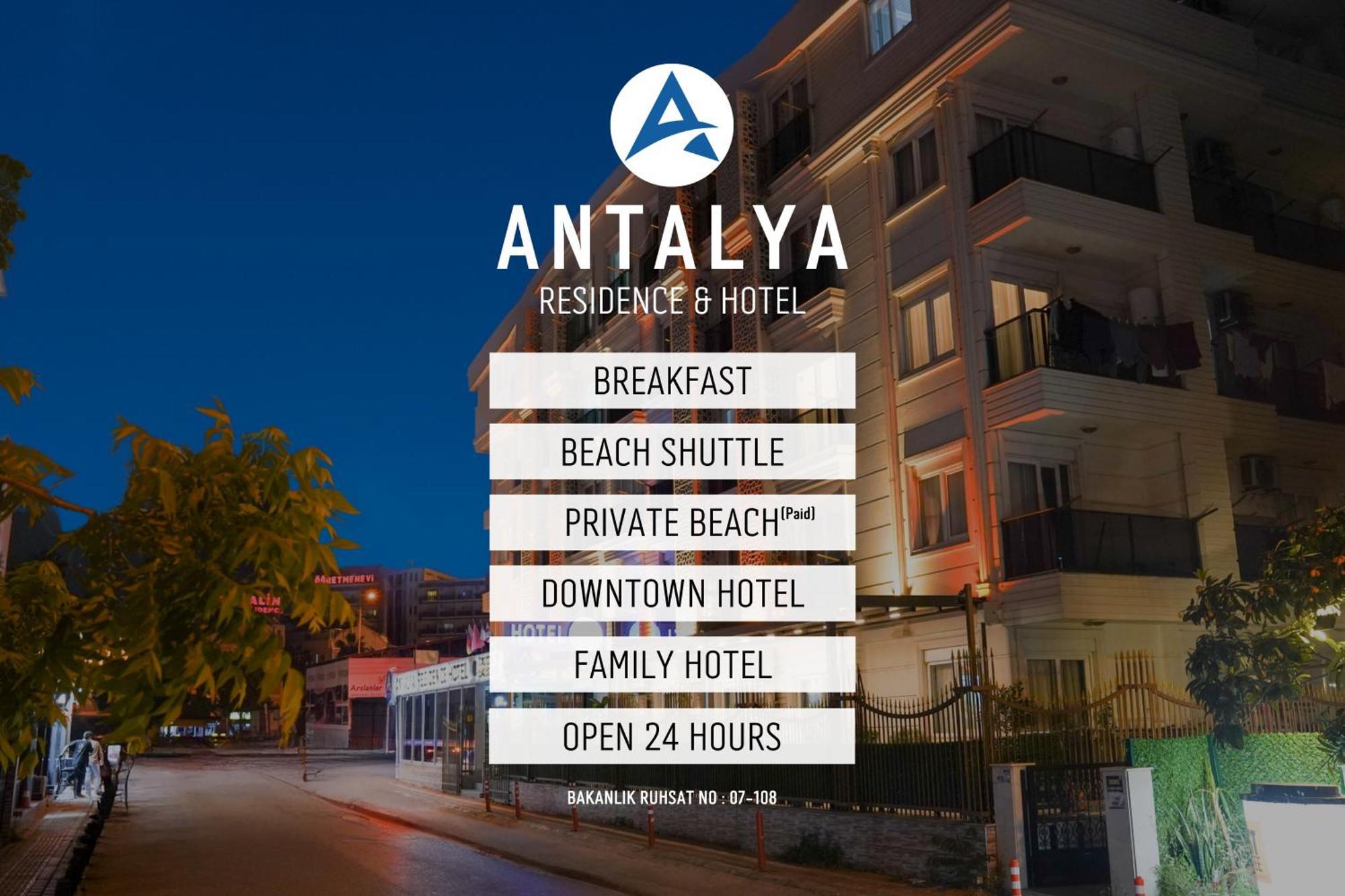 Antalya Residence Hotel Esterno foto